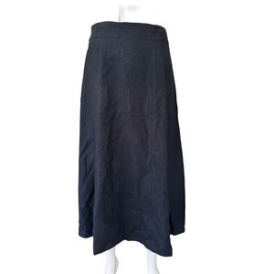 Howard Wolf women’s size 8 vintage long full length black skirt American made